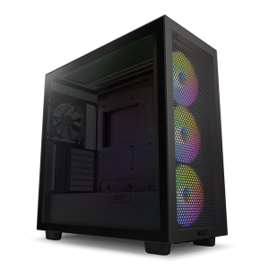 Кутия NZXT H7 Flow RGB Matte Black Mid-Tower