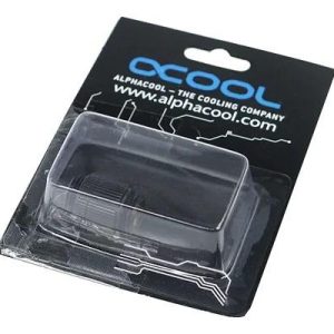 Адаптер Alphacool HF, Двоен нипел, G1/4 - G1/4, Въртящ се, Черен мат - Image 2