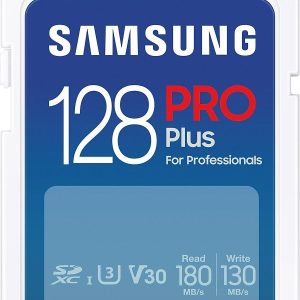 Карта памет Samsung PRO Plus, SD Card, 128GB, USB Четец, Бяла - Image 3