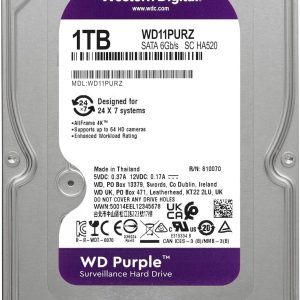 Хард диск WD Purple WD11PURZ, 1TB, 5400rpm, 64MB, SATA 3 - Image 2