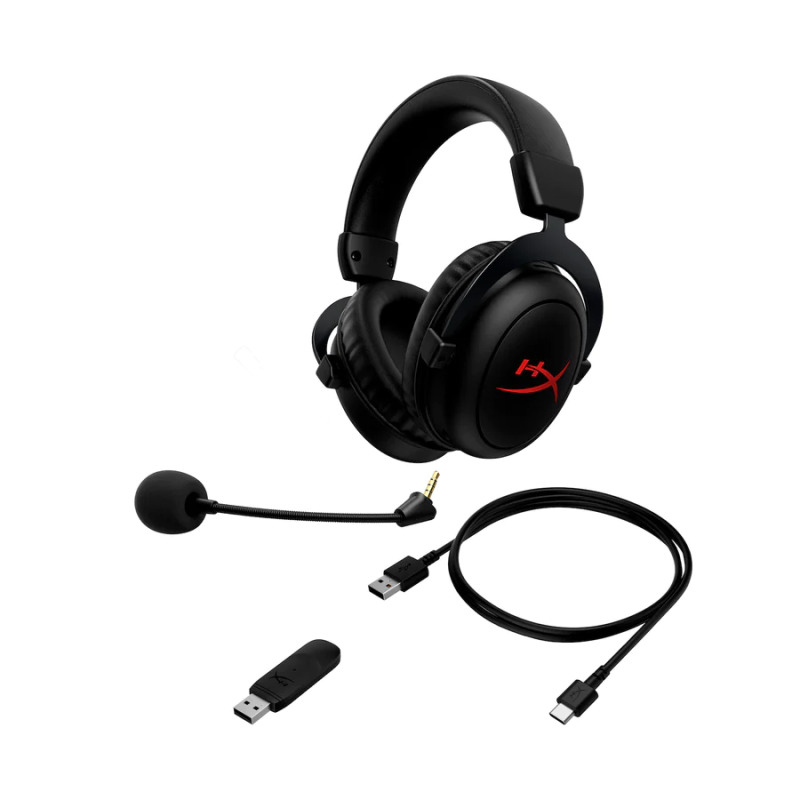 Геймърски безжични слушалки HyperX Cloud II Core Микрофон, Черно - Image 6