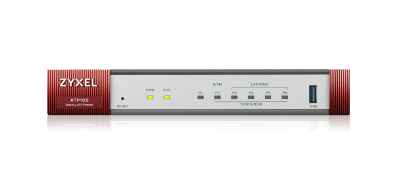 Защитна стена ZYXEL USG ATP100 UTM BDL Sandboxing, 10/100/1000, 3x LAN/DMZ, 1x WAN, 1xSFP, 1xOPT, 1xUSB, с включени лицензи за 1 година - Image 2
