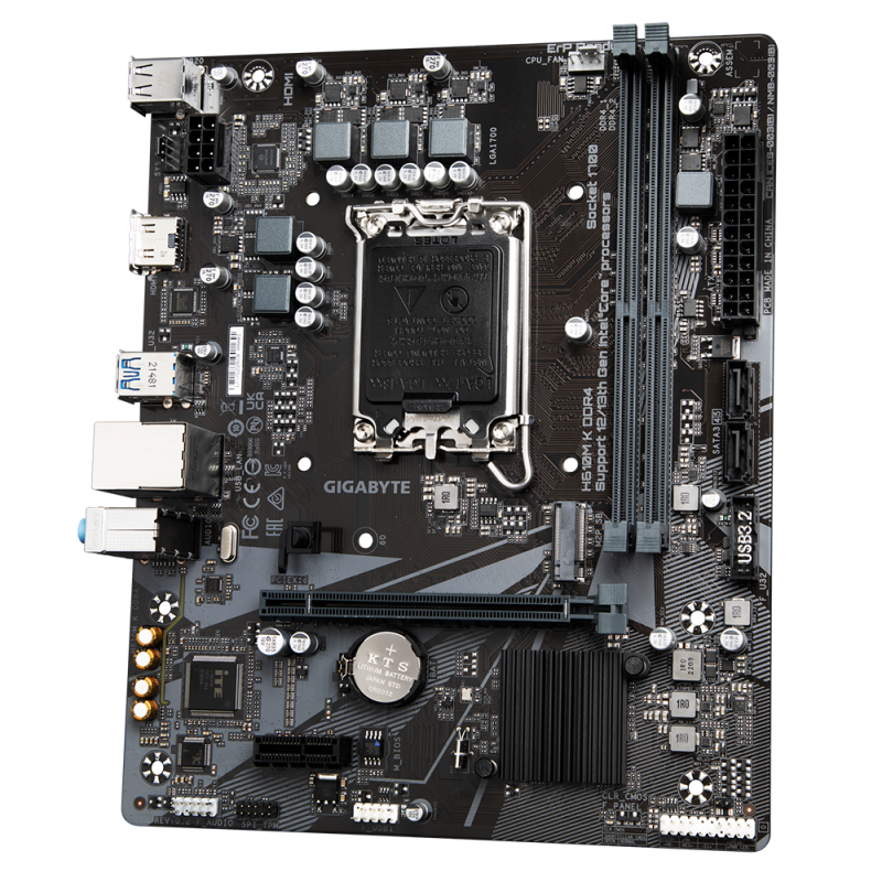 Дънна платка GIGABYTE H610M-K, socket 1700, Micro ATX - Image 3