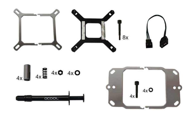 Воден блок за процесор Alphacool Eisblock XPX Aurora Edge, Acryl Black, Digital RGB - Image 8