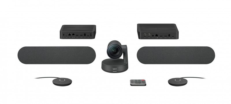Видеоконферентна камера Logitech Rally Plus - 4K Ultra HD Video