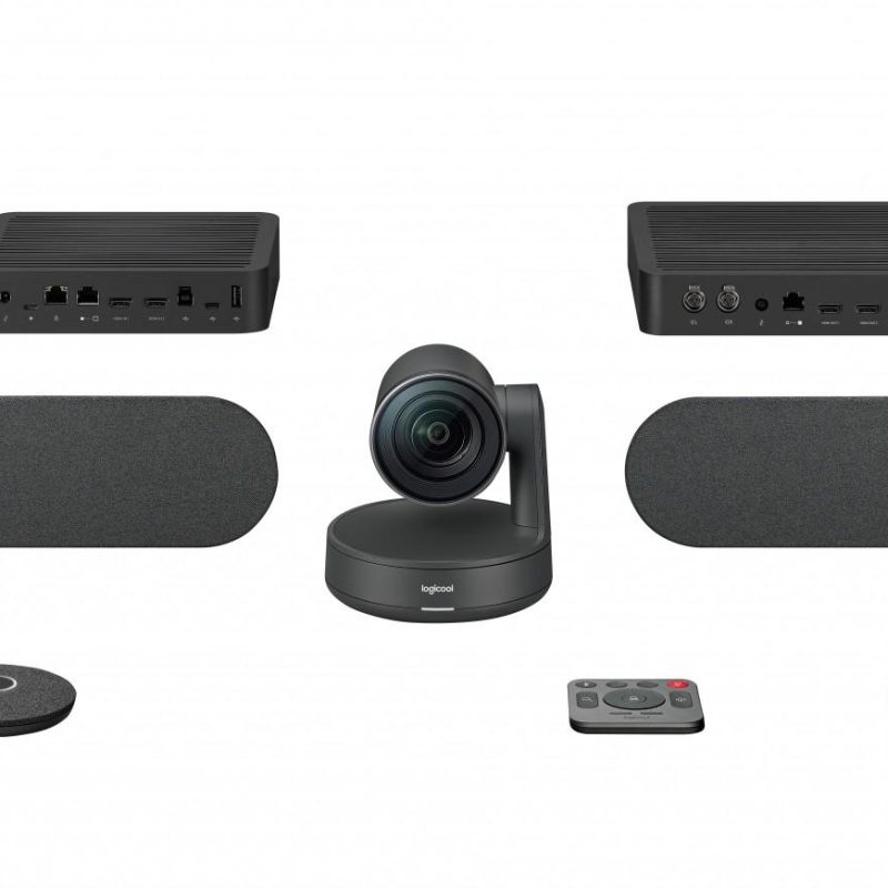 Видеоконферентна камера Logitech Rally Plus - 4K Ultra HD Video