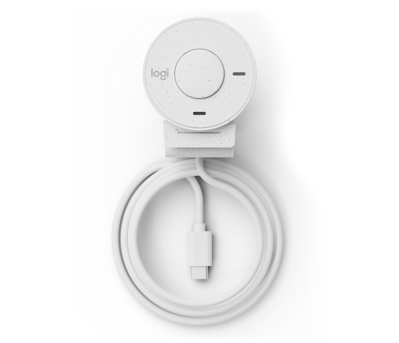 Уеб камера с микрофон LOGITECH Brio 300 White - Image 6