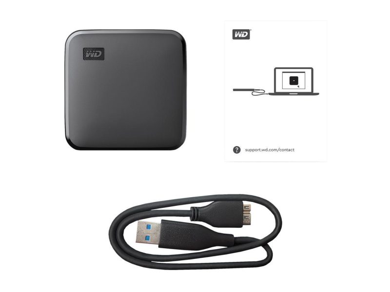 Външен SSD WD Elements SE, Portable, 2TB, USB 3.0, Черен - Image 5