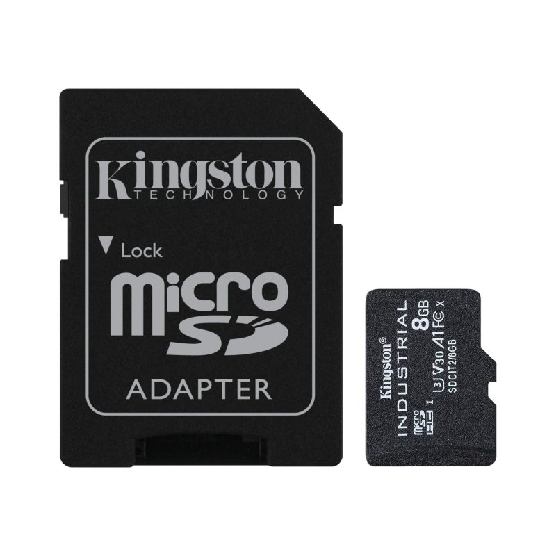 Карта памет Kingston Industrial microSDHC/SDXC 8GB, Class 10 - Image 2