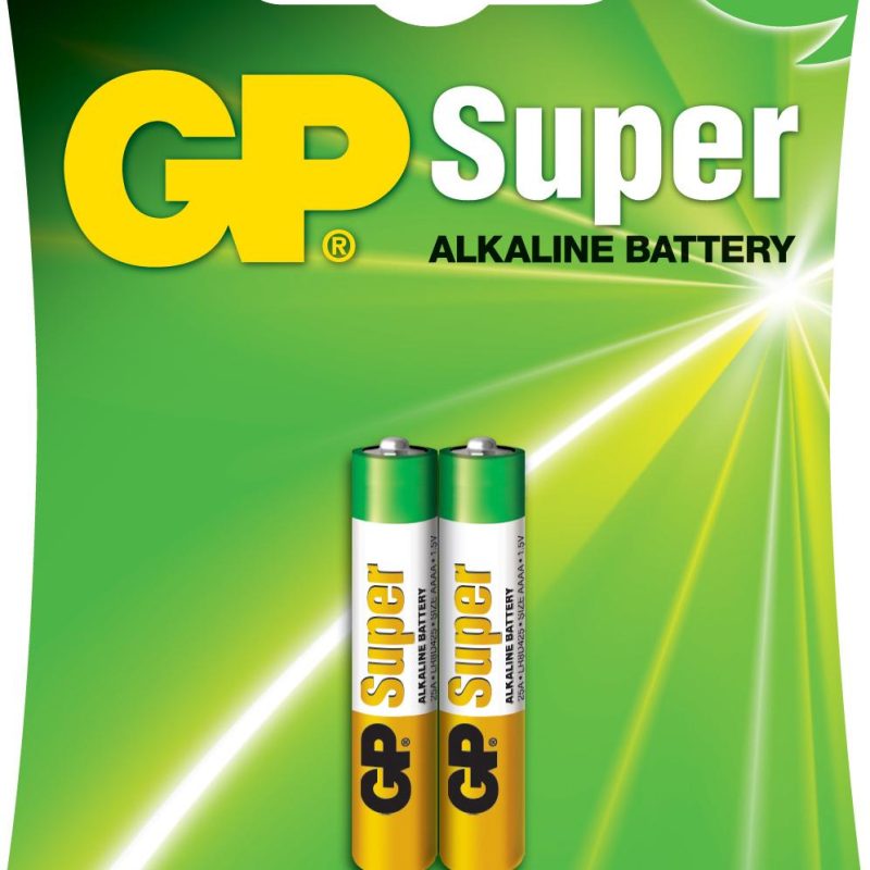 Алкална батерия GP 1.5V AAAA LR61- 2бр. в опаковка GP