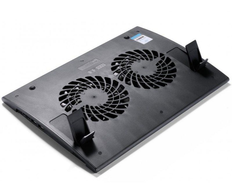 Охладител за лаптоп DeepCool WIND PAL FS, 17", 2x140 mm, 1200 RPM, Черен - Image 5