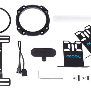 Резервоар Alphacool Eisbecher Aurora, D5 Acetal/Glas, 250mm - Image 7