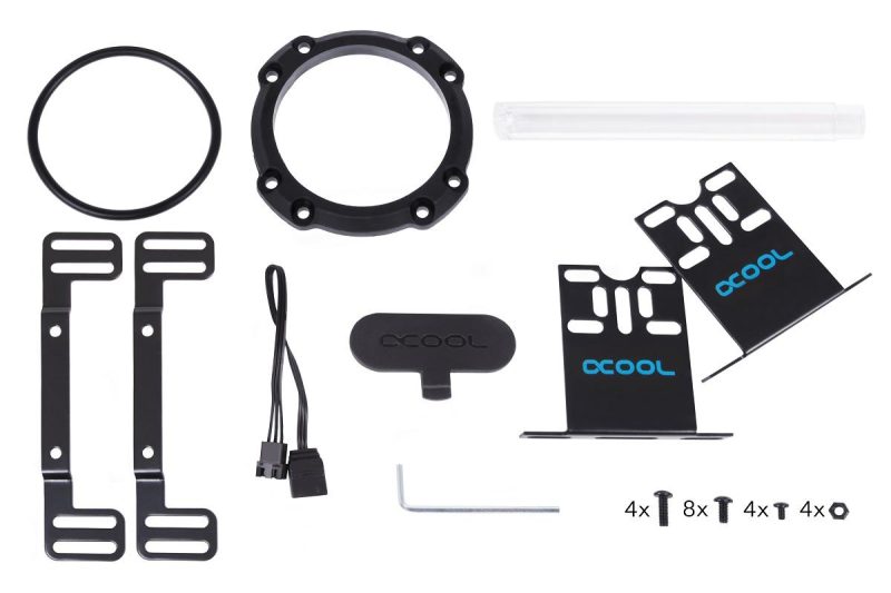 Резервоар Alphacool Eisbecher Aurora, D5 Acetal/Glas, 250mm - Image 7