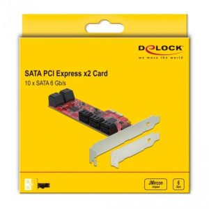 Контролер Delock SATA PCI Express Card - 10 ports - Image 5