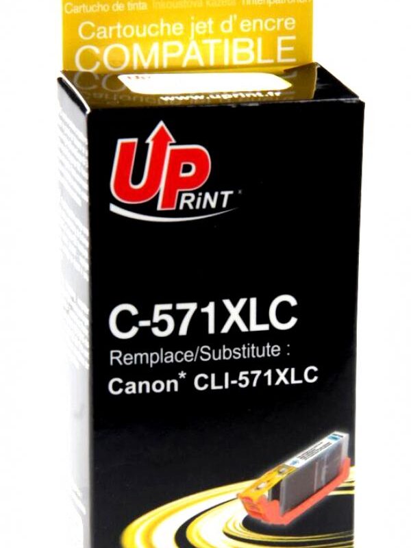 Мастилница UPRINT CLI 571XL-C CANON, Cyan