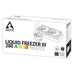 Охладител за процесор Arctic Liquid Freezer III 280 White A-RGB - Image 6
