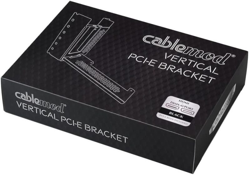 Универсален брекет и кабел за вертикален монтаж за видео карта CableMod PCIe x16, 1x DisplayPort, 1x HDMI кабел - Image 3