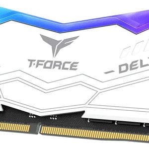 Памет Team Group T-Force Delta RGB White DDR5 32GB (2x16GB) 6000MHz CL38 - Image 2
