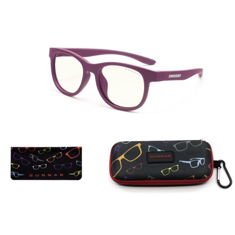 Детски компютърни очила GUNNAR Rush Kids Small, Clear Natural, Лилав - Image 4