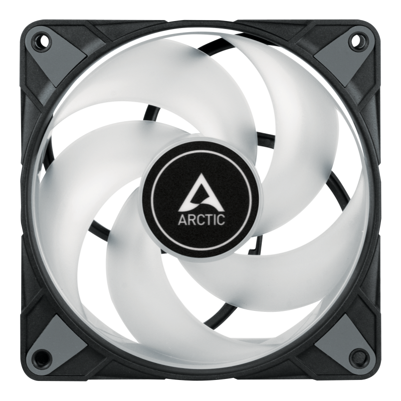Вентилатори ARCTIC P12 Black, A-RGB, 120mm, 3 Fan комплект - Image 3