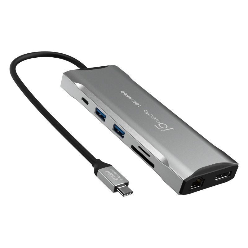 Докинг станция j5create JCD397 100W, 4K60 Elite USB-C, 10Gbps - Image 3
