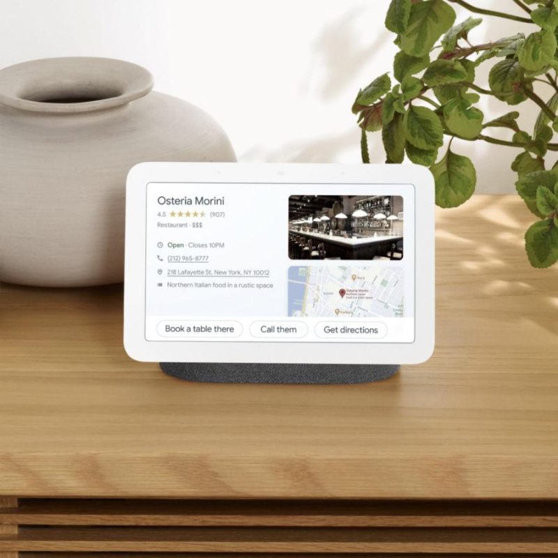 Смарт тонколона Google Nest Hub 2nd gen, Сензорен екран, Гласов асистент, Тъмно сива - Image 6