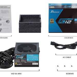 Захранващ блок Seasonic G12-GC-850, 850W, 80+ GOLD - Image 2