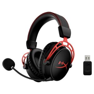 Геймърски слушалки HyperX Cloud Alpha Wireless, Черен/Червен - Image 2