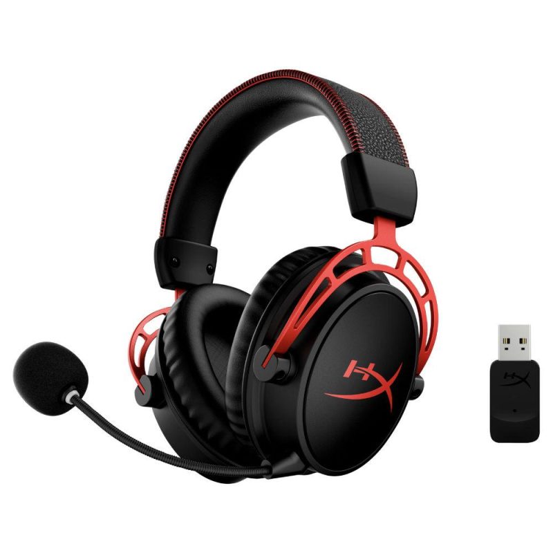 Геймърски слушалки HyperX Cloud Alpha Wireless, Черен/Червен - Image 2