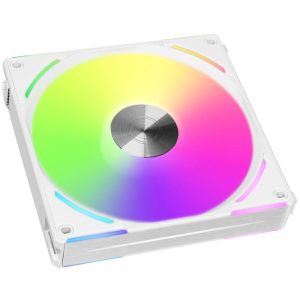Вентилатор Lian Li UNI AL140 V2, ARGB, Бял - Image 3