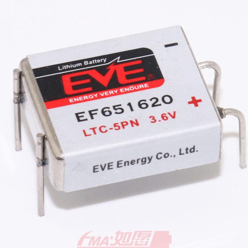 Литиево тионилхлоридна  батерия LTC-5PN   industrial 3,6V  550mAh EVE BATTERY