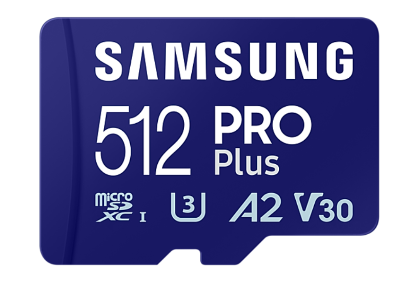 Карта памет Samsung PRO Plus, microSDXC, UHS-I, 512GB, Адаптер, USB четец - Image 2