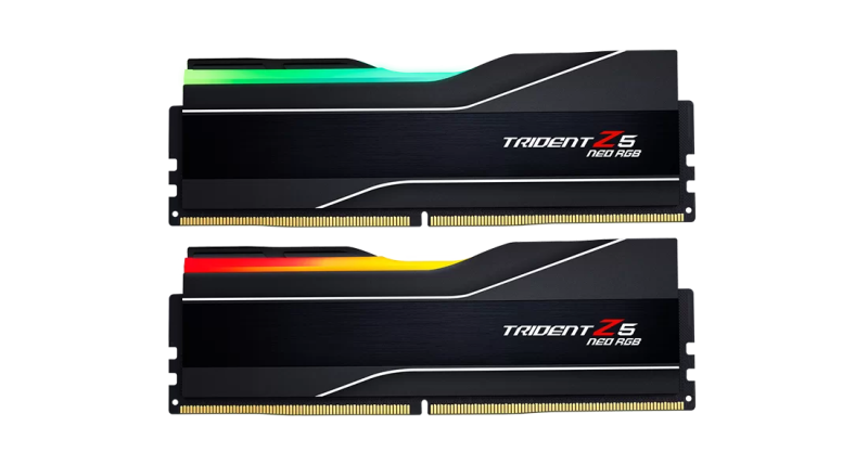 Памет G.SKILL Trident Z5 Neo RGB Black 32GB(2x16GB) DDR5 6000MHz CL30 AMD EXPO
