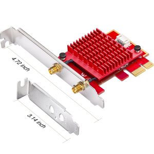 Мрежова карта Cudy WE3000S, PCIe, 3-бандов, 2.4/5~/6 GHz, 574 - 2400 Mbps - Image 3