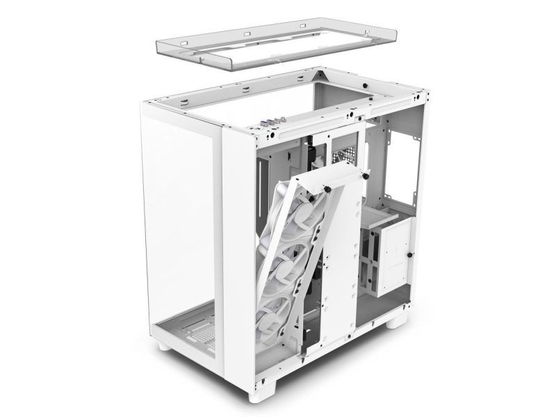 Кутия NZXT H9 Elite Matte White - Image 9