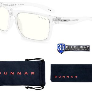 Компютърни очила GUNNAR Intercept Crystal, Clear, Бял - Image 4