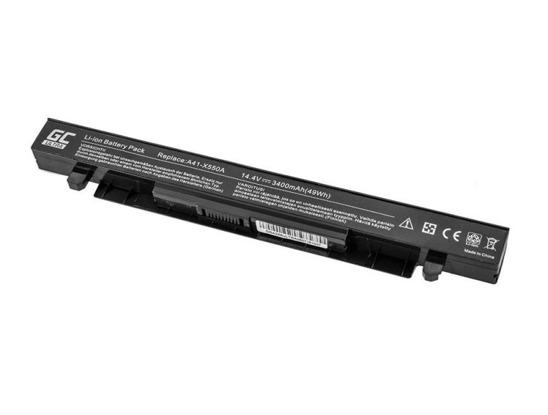 Батерия  за лаптоп GREEN CELL, Asus A450 A550 R510 R510CA X550 X550CA X550CC X550VC, 14.4V, 3400mAh - Image 2