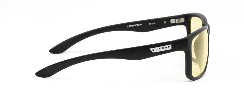 Компютърни очила GUNNAR INTERCEPT Onyx, Amber Natural, Черен - Image 3