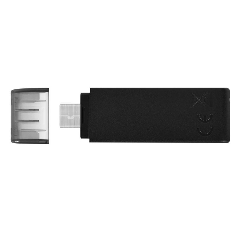 USB памет KINGSTON DataTraveler 70, 128GB,USB-C 3.2 Gen 1, Черна - Image 3