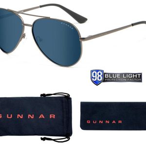 Компютърни очила GUNNAR Maverick Gunmetal Onyx, Sun, Черен - Image 4