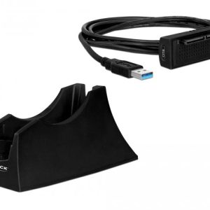 Външна докинг станция Delock, За 2.5″ / 3.5″ SATA HDD / SSD, Backup функция