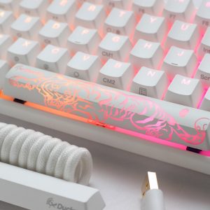Геймърскa механична клавиатура Ducky One 3 Pure White SF 65%, Hotswap Cherry MX Black, RGB, PBT Keycaps - Image 3