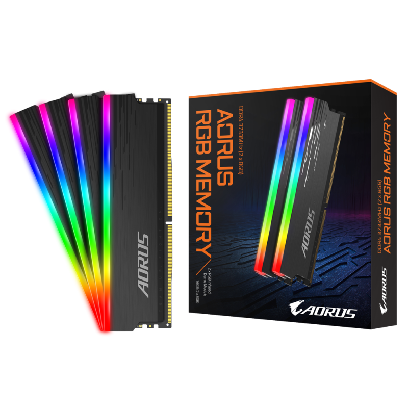 Памет Gigabyte AORUS RGB 16GB DDR4 (2x8GB) 3733MHz с Демо Кит - Image 5