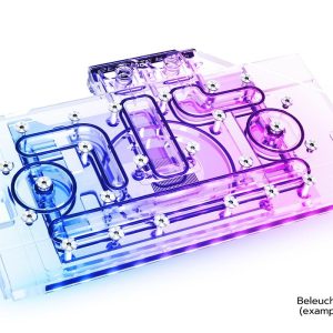 Воден блок за видео карта Alphacool Eisblock Aurora Acryl GPX-N RTX 3070 TUF/DUAL with Backplate - Image 2