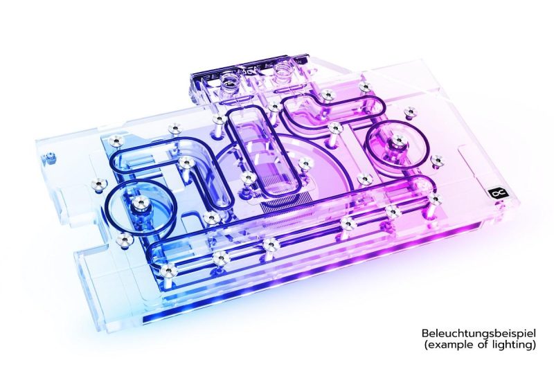 Воден блок за видео карта Alphacool Eisblock Aurora Acryl GPX-N RTX 3070 TUF/DUAL with Backplate - Image 2