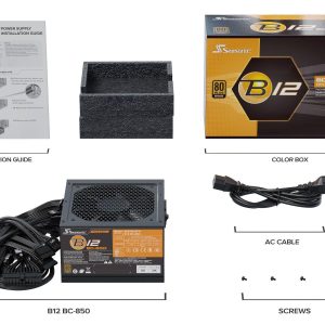 Захранващ блок Seasonic B12-BC-850, 850W Bronze 85+ - Image 2