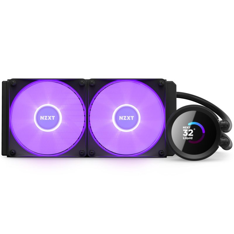 Охладител за процесор NZXT Kraken 240 RGB Black, LCD Display - Image 8
