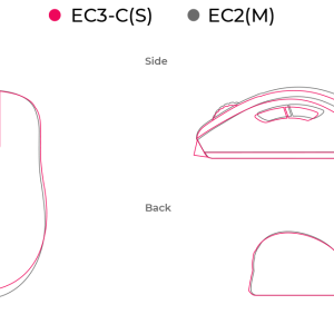 Геймърска мишка ZOWIE EC3-C, Черен - Image 8