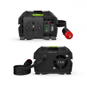 Инвертор GREEN CELL PRO, 12V, 150W/300W, Модифицирана синусоида - Image 4