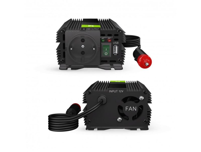 Инвертор GREEN CELL PRO, 12V, 150W/300W, Модифицирана синусоида - Image 4